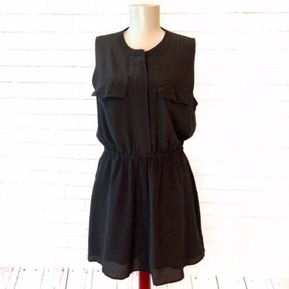 MADEWELL Journey Silk Shirt Dress NWT - Picture 2 of 9